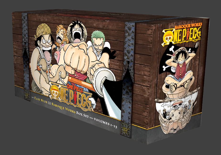 One Piece Box Set 1: East Blue and Baroque Works Volumes 1-23